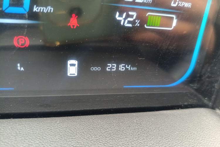 Used CHANGAN NEVO Lumin 2023 205km Xiangqin Version Odometer Close Up