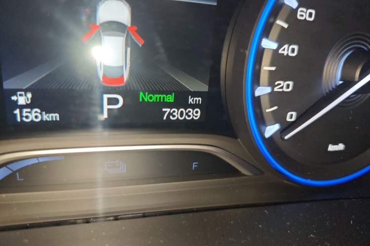 Used AION S 2022 Meizu 580 Odometer Close Up