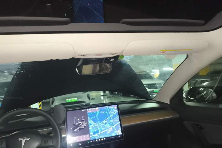 Used Tesla Model 3 2020 Standard Range Rear-Wheel Drive Upgraded Version Headliner