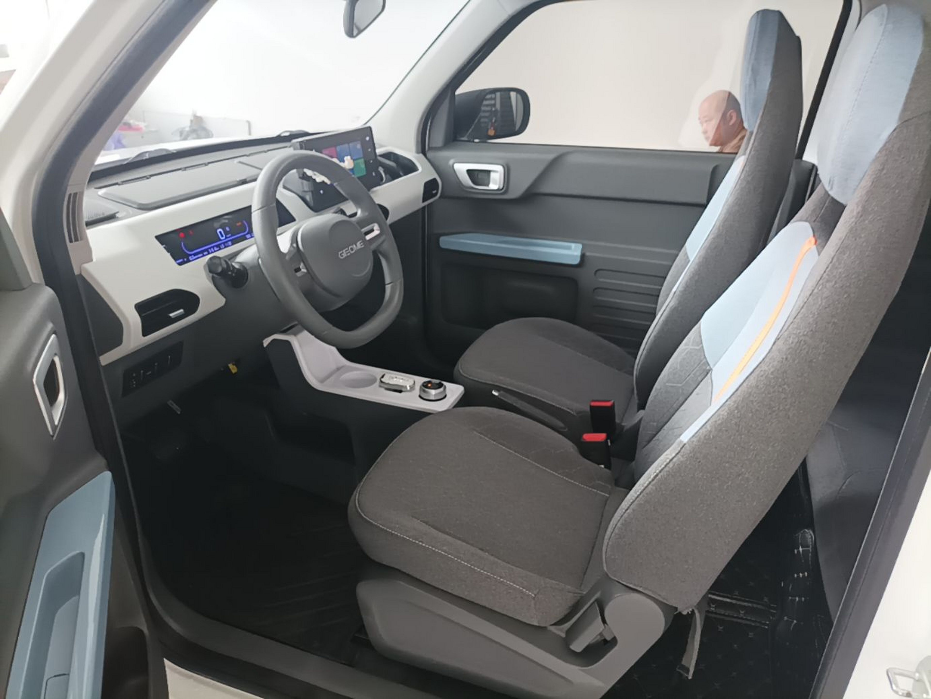 Vordere Reihe im Auto