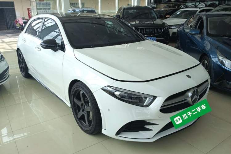 Used Mercedes-Benz A AMG 2020 AMG A 35 4MATIC Front Right 45 Deg