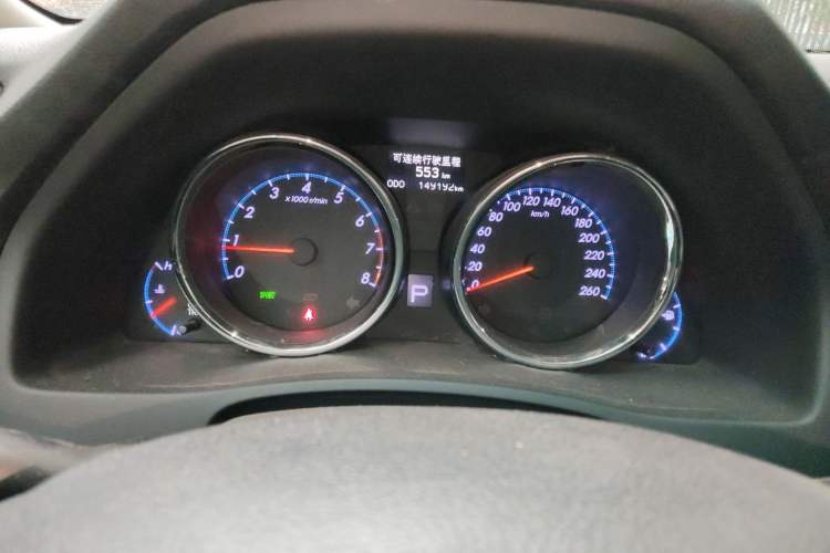 Used Toyota Reiz 2010 2.5V Fengdu Elite Edition Odometer Close Up