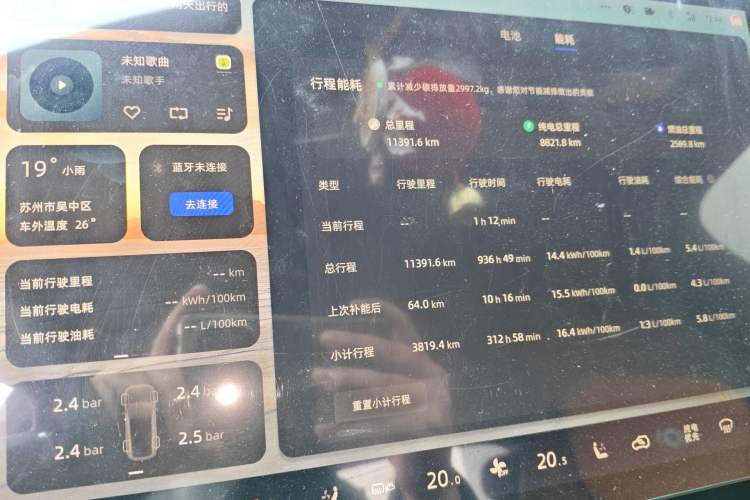 Used CHANGAN NEVO Q07 2025 215 Prestige Edition Odometer Close Up