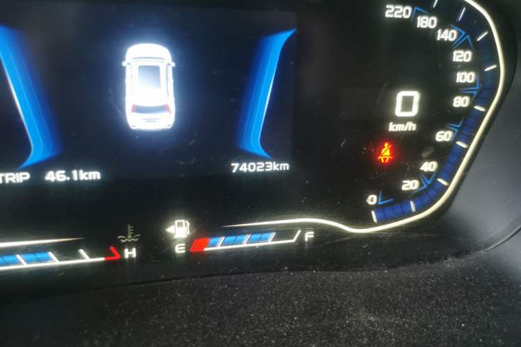 Used Geely Auto Vision X6 2018 1.8L Manual 4G Connect Luxury Edition Odometer Close Up