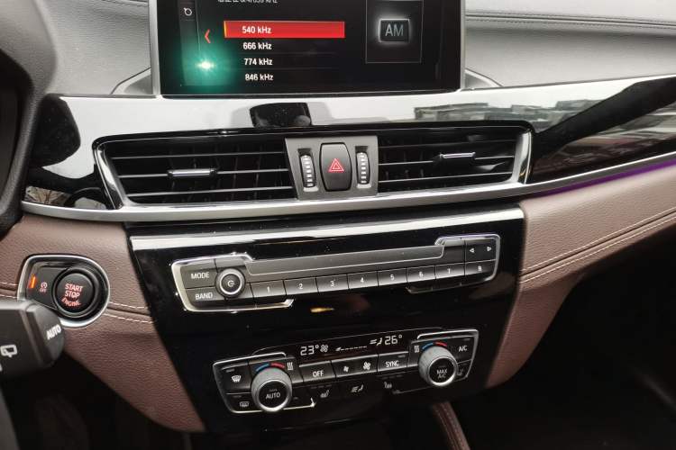 Used BMW X2 2020 sDrive25i Leading Model M Sport Package Audio And AC Panel