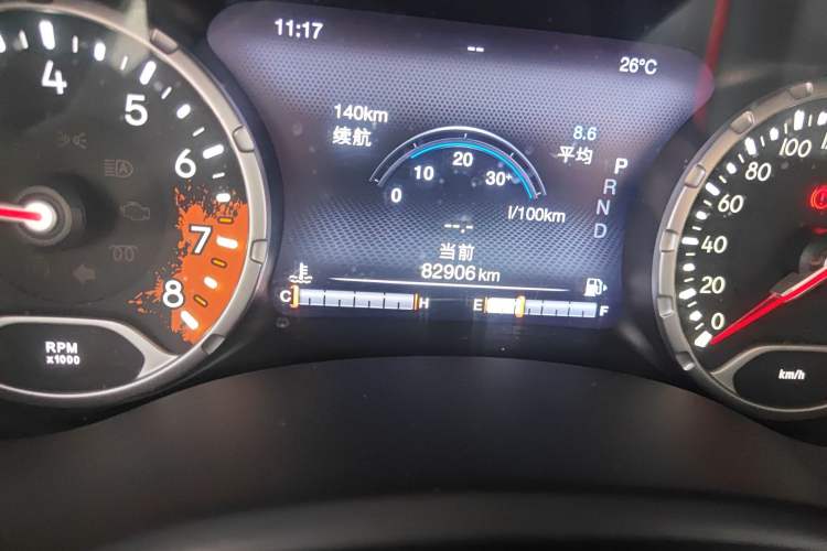 Used Jeep Renegade 2016 1.4T Automatic Jingneng Version+ Odometer Close Up