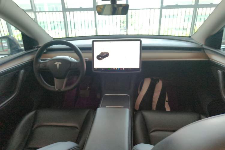 Used Tesla Model Y 2021 Standard Range Rear-Wheel Drive Version Center Console