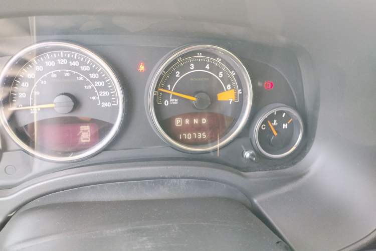 Used Jeep Patriot 2014 2.4L Luxury Navigation Edition Odometer Close Up