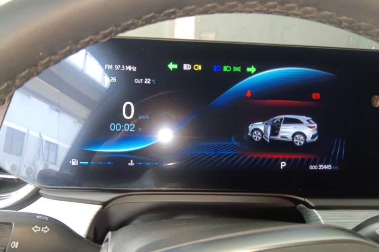 Used SOL QX 2021 300T DCT Prestige Smart Connectivity Version Instrument Cluster