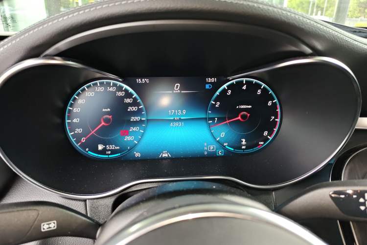Used Mercedes-Benz GLC Coupe 2020 GLC 300 4MATIC Coupe SUV Instrument Cluster