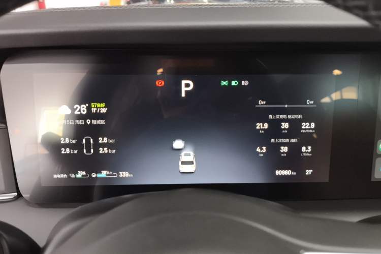 Used Li Auto ONE 2020 Extended-Range 6-Seater Version Instrument Cluster