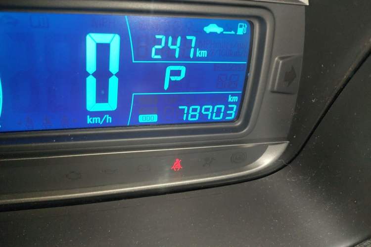 Used Chevrolet Trax 2014 1.4T Automatic Two-Wheel Drive Comfort Version Odometer Close Up