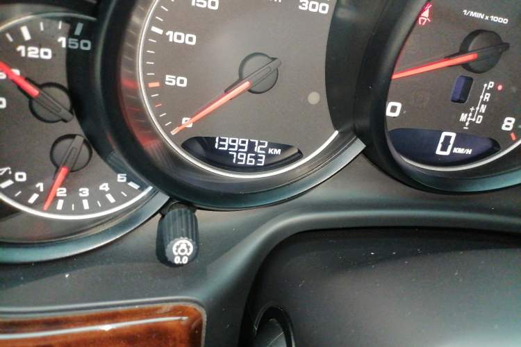 Used Porsche Panamera 2010 Panamera 3.6L Odometer Close Up