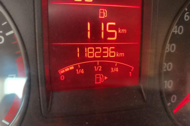 Used Volkswagen Jetta 2013 1.6L Manual Comfort Model Odometer Close Up