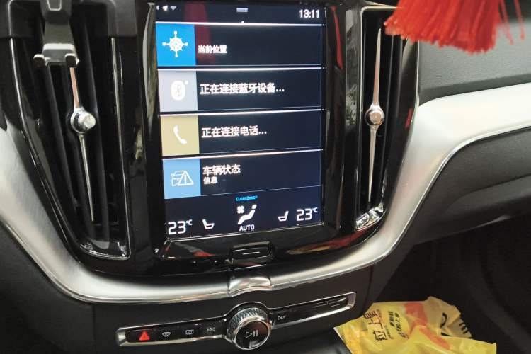 Used Volvo XC60 2019 T5 4x4 Zhiyuan Edition China VI Standard Audio And AC Panel