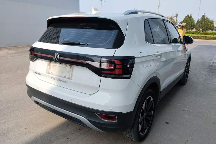 Used Volkswagen Tacqua 2021 1.5L Automatic Yue Zhi Lian Edition Rear Right 45 Deg