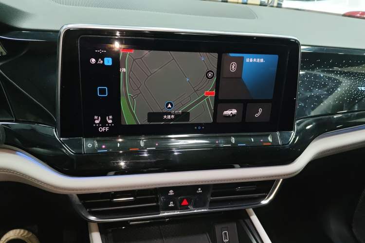 Used Volkswagen Teramont 2021 530 V6 All-Wheel Drive Prestige Flagship Edition Audio And AC Panel