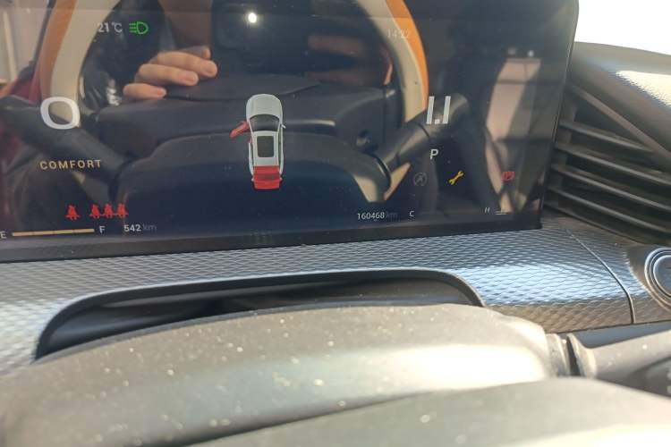 Used Qoros 7 2020 1.6T Cruise Luxury Model Odometer Close Up