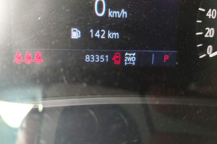 Used Buick Enclave 2020 28T Four-Wheel Drive Prestige Version Odometer Close Up