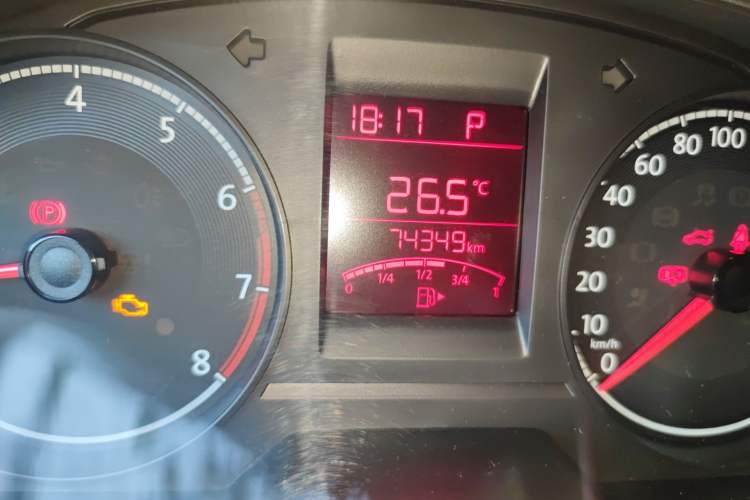 Used Volkswagen Santana 2021 1.5L Automatic Fashion Edition Odometer Close Up