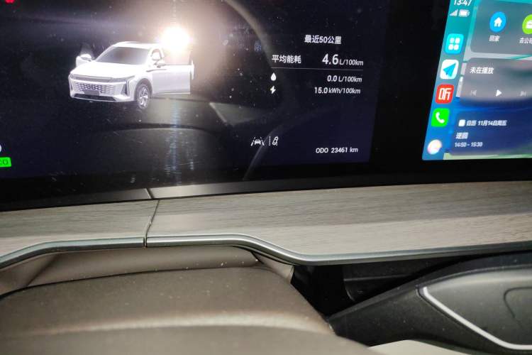 Used EXEED Stellar C-DM 2024 1.5T Extended-Range Pro Odometer Close Up