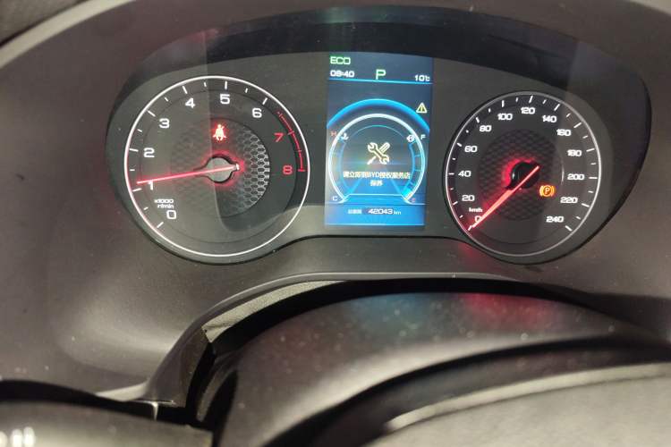 Used BYD Song 2021 Classic Edition 1.5T Automatic Elite Model Odometer Close Up