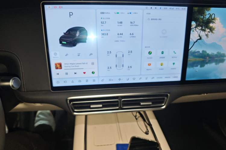 Used Li Auto L6 2024 Pro Model Audio And AC Panel