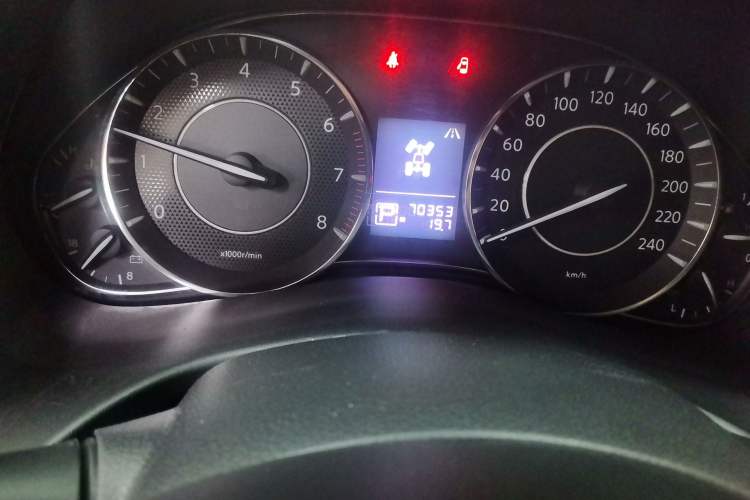 Used Nissan Patrol  Odometer Close Up