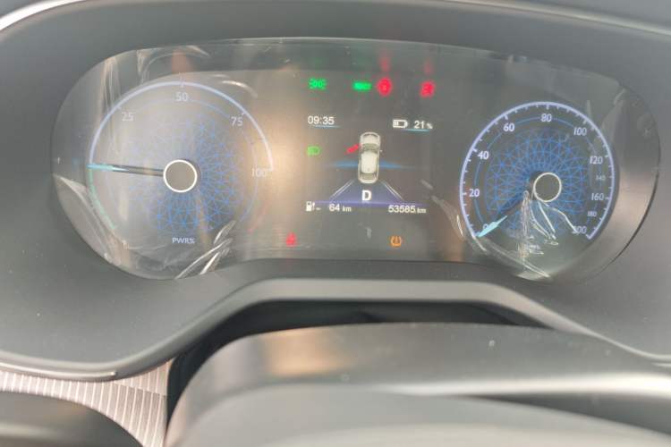 Used Hongqi E-QM5 2021 Online Booking Charging T3 Edition 5-Seater Odometer Close Up