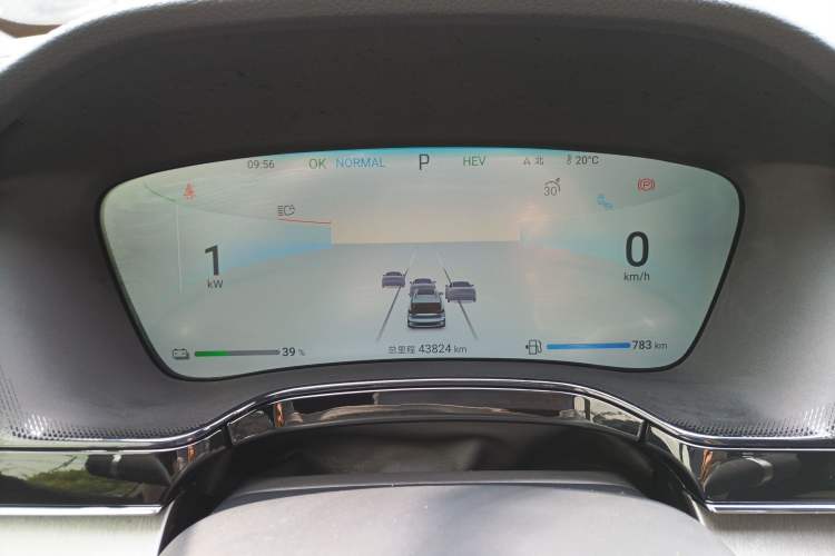 Used BYD Tang New Energy 2024 DM-p Champion Edition 215KM Four-Wheel Drive Deluxe Model Instrument Cluster