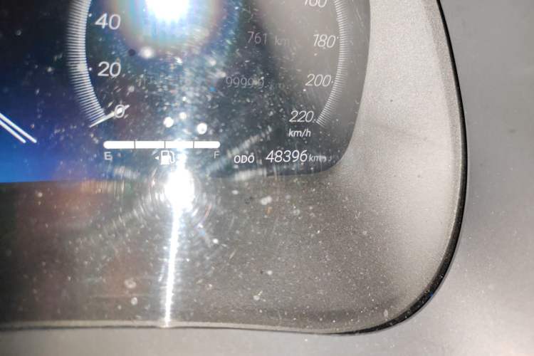 Used Toyota Highlander 2022 Dual-Engine 2.5L Four-Wheel Drive Supreme Edition 7-Seater Odometer Close Up