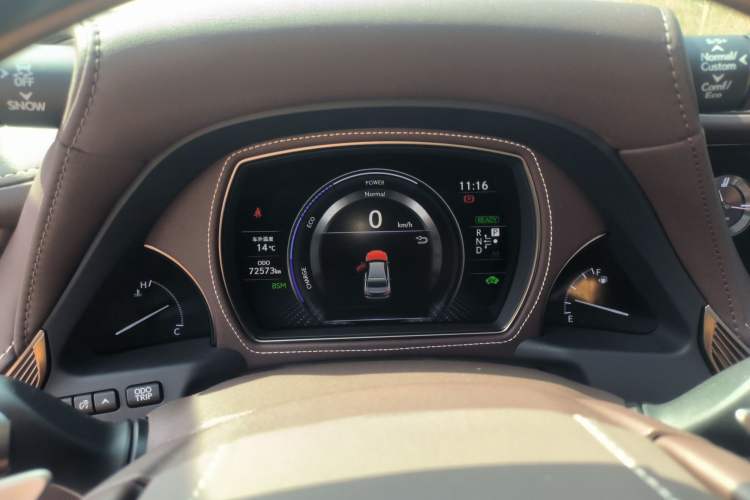 Used Lexus LS 2020 500h Luxury Edition China VI Standard Instrument Cluster