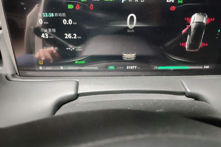 Used NETA U 2021 Pro 500 Lunar Edition Odometer Close Up