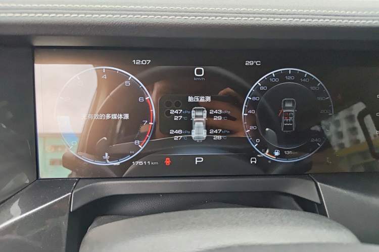 Used Tank 300 2023 City Edition 2.0T—Stylish as Ever Odometer Close Up