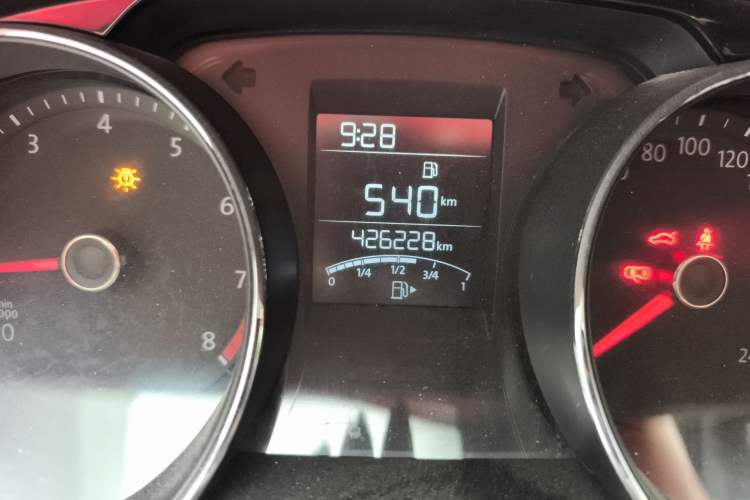 Used Volkswagen Bora 2018 1.5L Manual Comfort Model Odometer Close Up