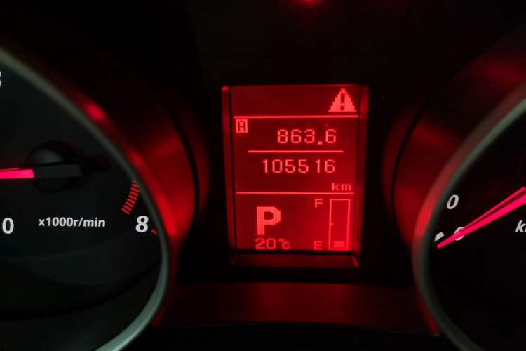 Used Mitsubishi ASX 2013 2.0L CVT Two-Wheel Drive Elite Edition Odometer Close Up