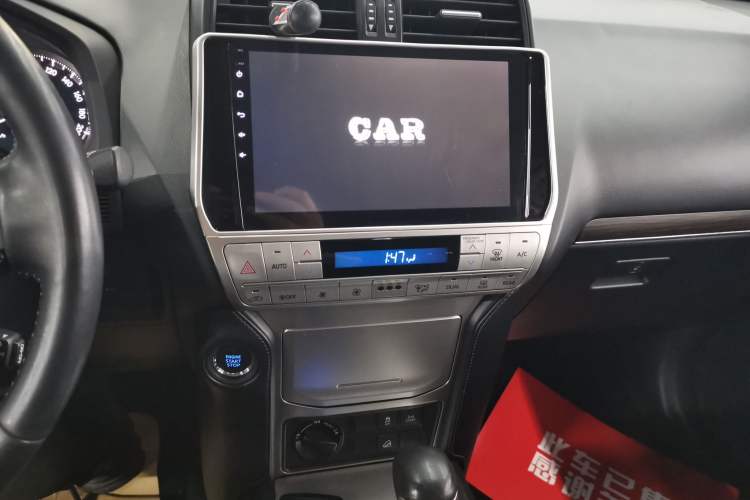 Used Toyota Prado 2018 3.5L Automatic TX-L with Rear-Mounted Spare Tire Audio And AC Panel