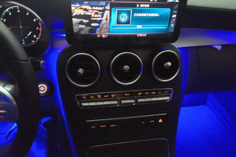 Used Mercedes-Benz C-Class 2021 C 200 L Fashion Edition Sport Version Audio And AC Panel