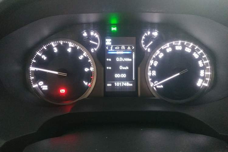 Used Toyota Prado 2019 3.5L Automatic TX-L Deluxe Edition with Rear-Mounted Spare Tire Instrument Cluster