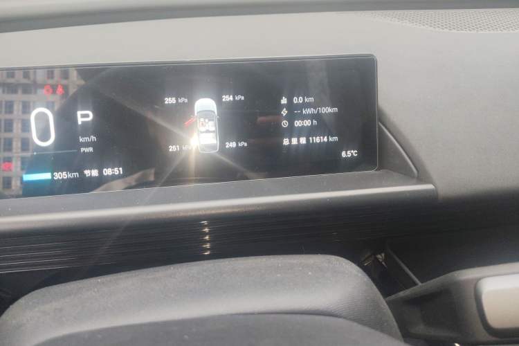 Used Toyota BZ 3X 2025 520 Pro+ Odometer Close Up