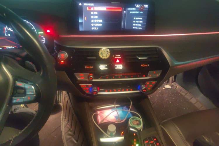 Used BMW 5 Series 2019 530Li Leading Model Luxury Package Audio And AC Panel