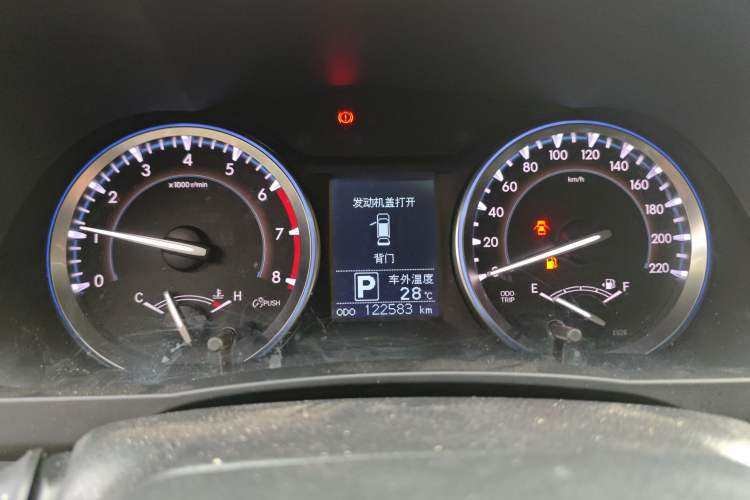 Used Toyota Highlander 2015 2.0T Four-Wheel Drive Luxury Edition 7-Seater Instrument Cluster