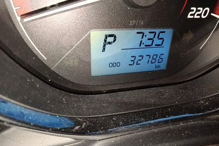 Used Toyota Vios 2021 1.5L CVT Innovation Edition Odometer Close Up
