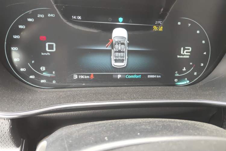 Used Roewe RX5 MAX 2019 300TGI Automatic Intelligent Driving Health Cabin Edition Odometer Close Up