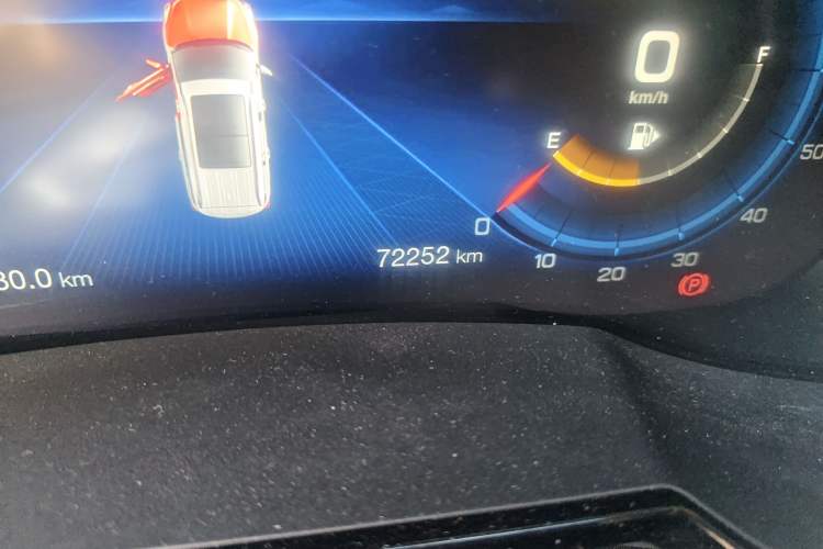 Used GAC Trumpchi GS8 2020 390T Two-Wheel Drive Luxury Smart Connectivity Version (7 Seats) Odometer Close Up