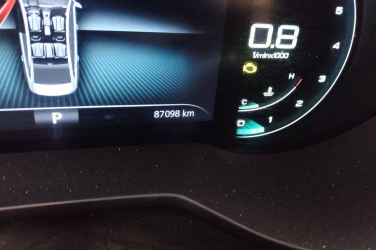 Used Roewe i5 2020 1.5L Automatic 4G Connect Luxury Flagship Edition Odometer Close Up