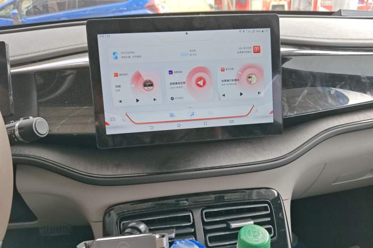 Used BYD Qin PLUS 2023 Champion Edition DM-i 55KM Leading Model Audio And AC Panel