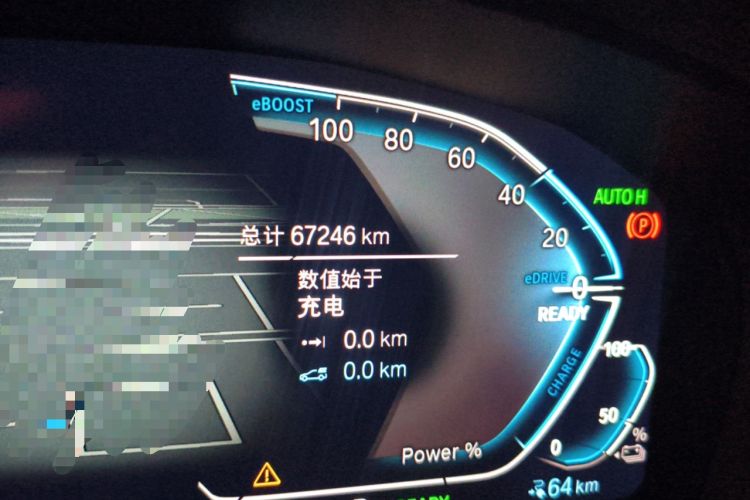 Used BMW 5 Series New Energy 2021 535Le M Sport Package Odometer Close Up