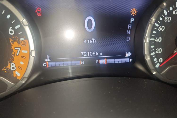 Used Jeep Renegade 2016 2.0L Automatic Four-Wheel Drive 75th Anniversary Tribute Edition Odometer Close Up