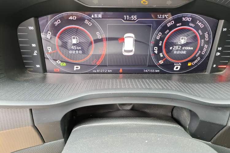 Used Skoda Kodiaq 2017 TSI330 5-Seat Two-Wheel Drive Luxury Edition Odometer Close Up